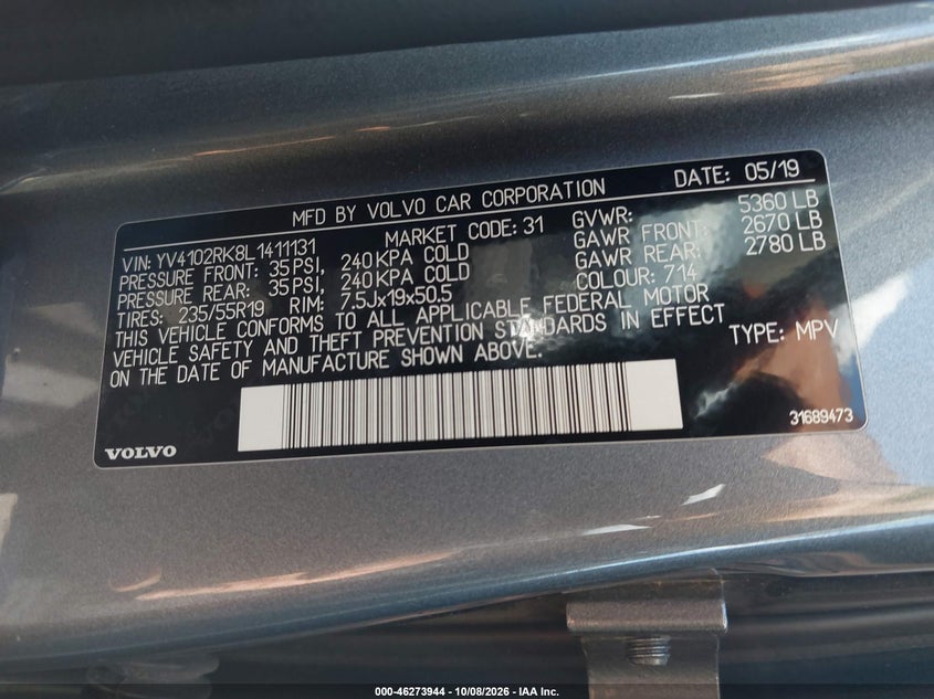 VOLVO XC60 - zdjęcie 9