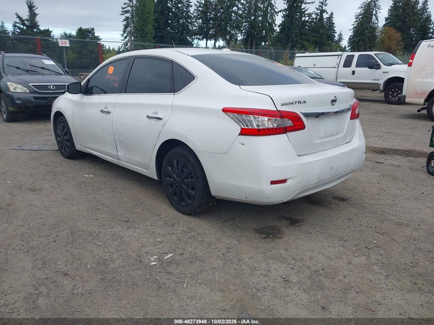NISSAN SENTRA 2015 VIN 3N1AB7AP6FY253067