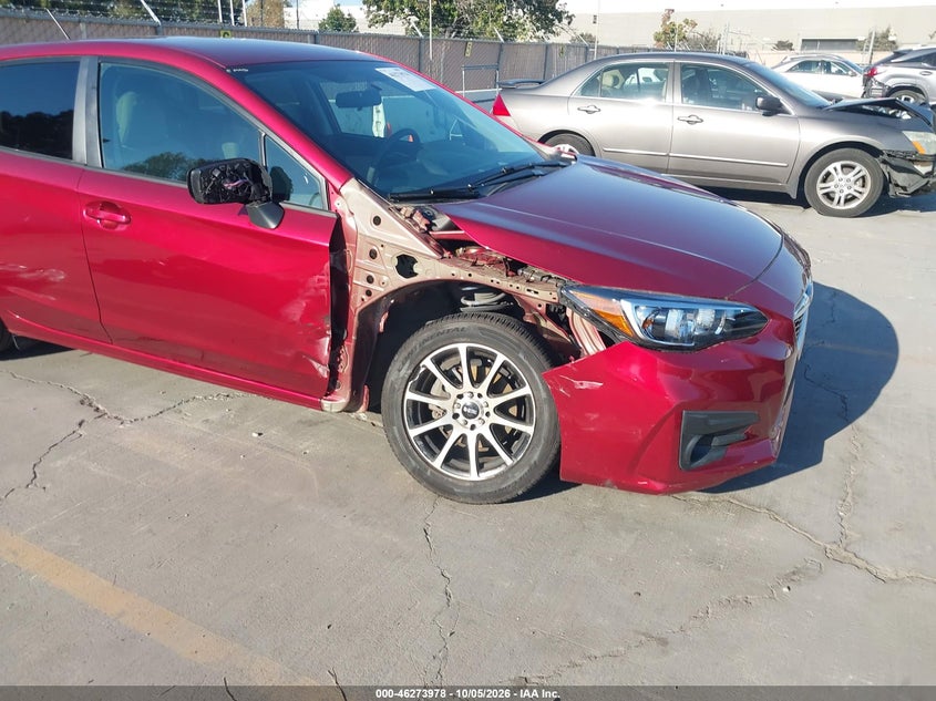 SUBARU IMPREZA 2018 VIN 4S3GTAA64J3717435