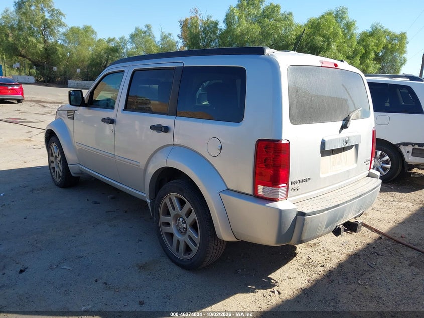DODGE NITRO 2007 VIN 1D8GU58637W656789