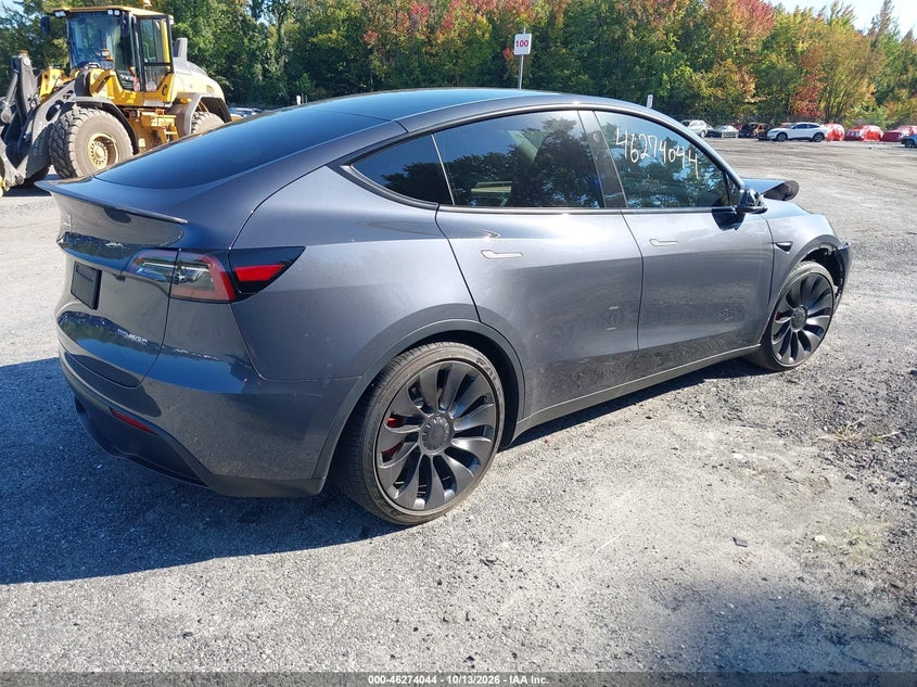 Vin: 7saygdef9pf964954, lot: 46774161, tesla model y performance dual motor all-wheel drive 20234