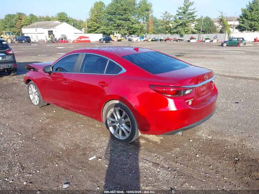 Vin: jm1gl1v51h1117835, lot: 46774163, mazda mazda6 touring 20173
