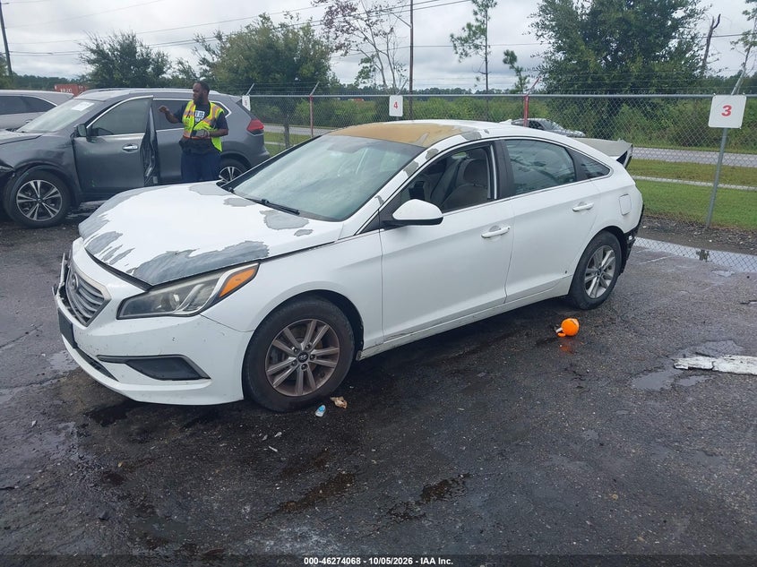 Vin: 5npe24af9hh558471, lot: 46774185, hyundai sonata 20172
