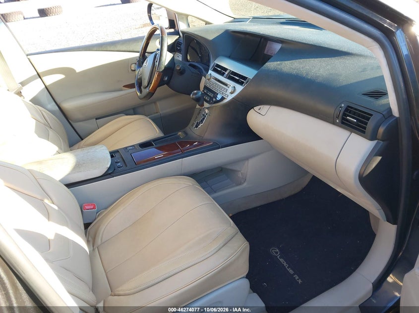 LEXUS RX 350 2010 VIN 2T2ZK1BA5AC038209