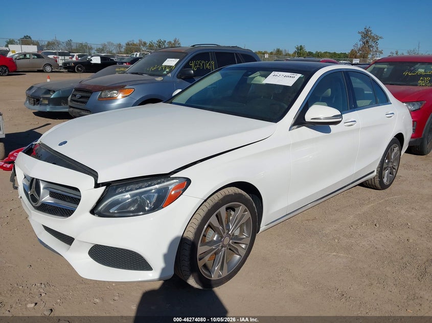 Vin: 55swf4kb9gu169426, lot: 46774197, mercedes-benz c 300 4matic 20162