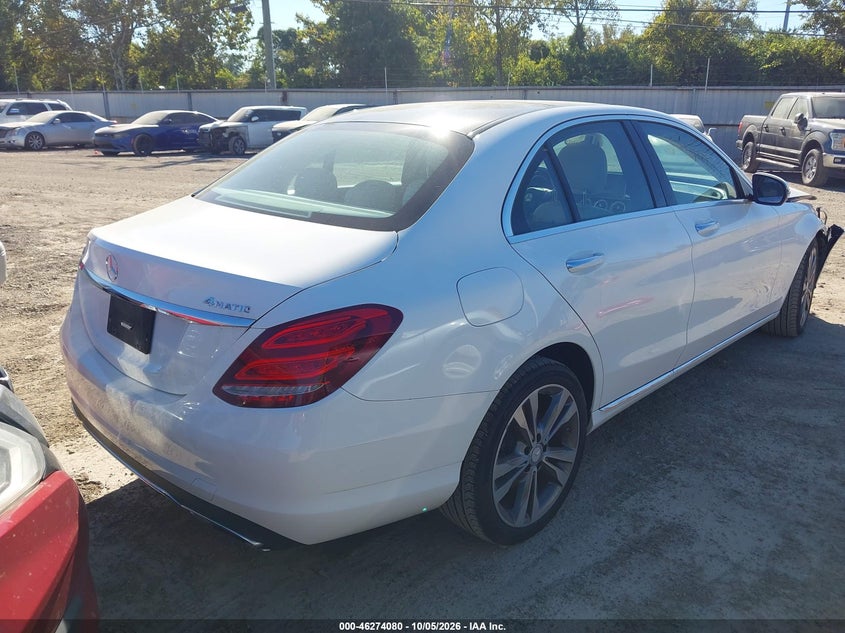 Vin: 55swf4kb9gu169426, lot: 46774197, mercedes-benz c 300 4matic 20164
