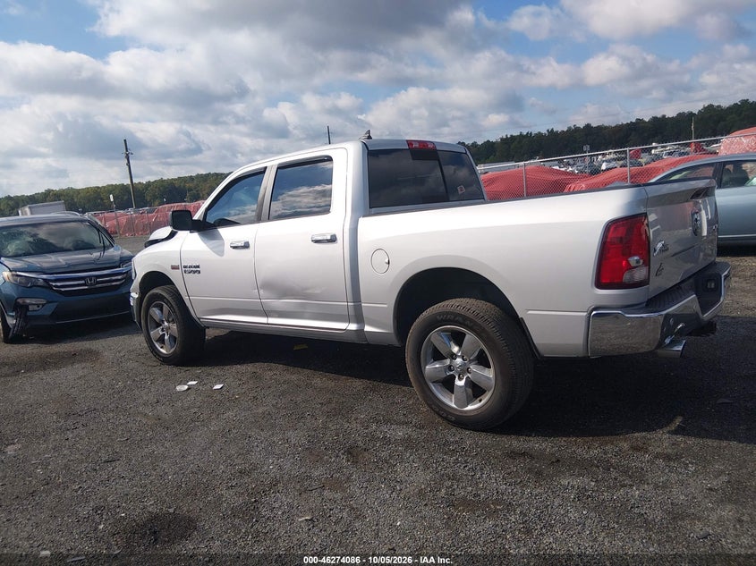 Vin: 1c6rr7lt2hs516606, lot: 46774203, ram 1500 big horn  4x4 5'7 box 20173