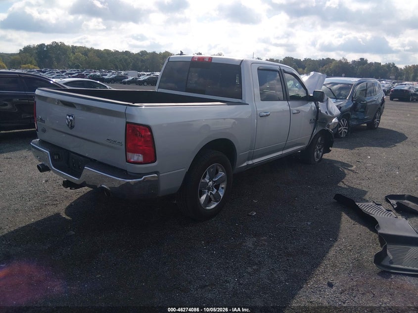 Vin: 1c6rr7lt2hs516606, lot: 46774203, ram 1500 big horn  4x4 5'7 box 20174