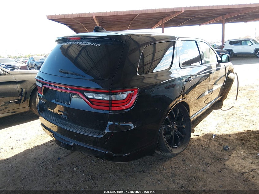 Vin: 1c4rdjdgxlc204106, lot: 46774208, dodge durango gt plus awd 20204