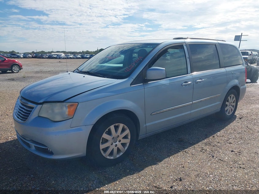 Vin: 2c4rc1bg8dr681731, lot: 46774218, chrysler town & country touring 20132