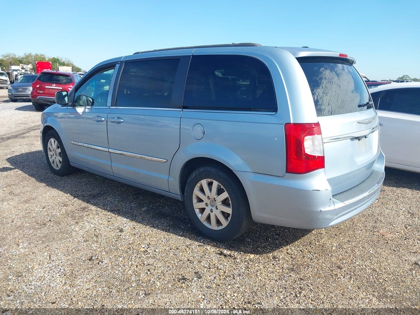Vin: 2c4rc1bg8dr681731, lot: 46774218, chrysler town & country touring 20133