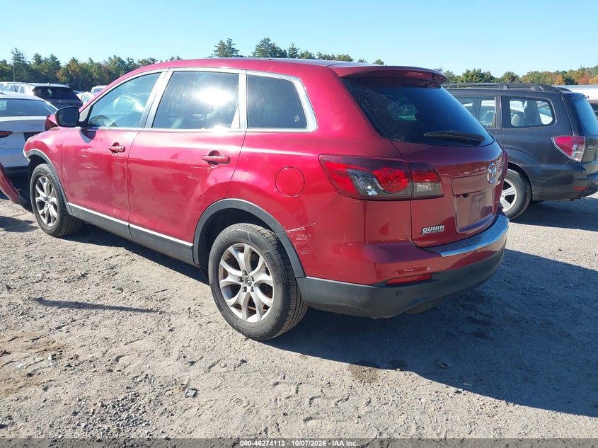 Vin: jm3tb3cv2e0437884, lot: 46774229, mazda cx-9 touring 20143