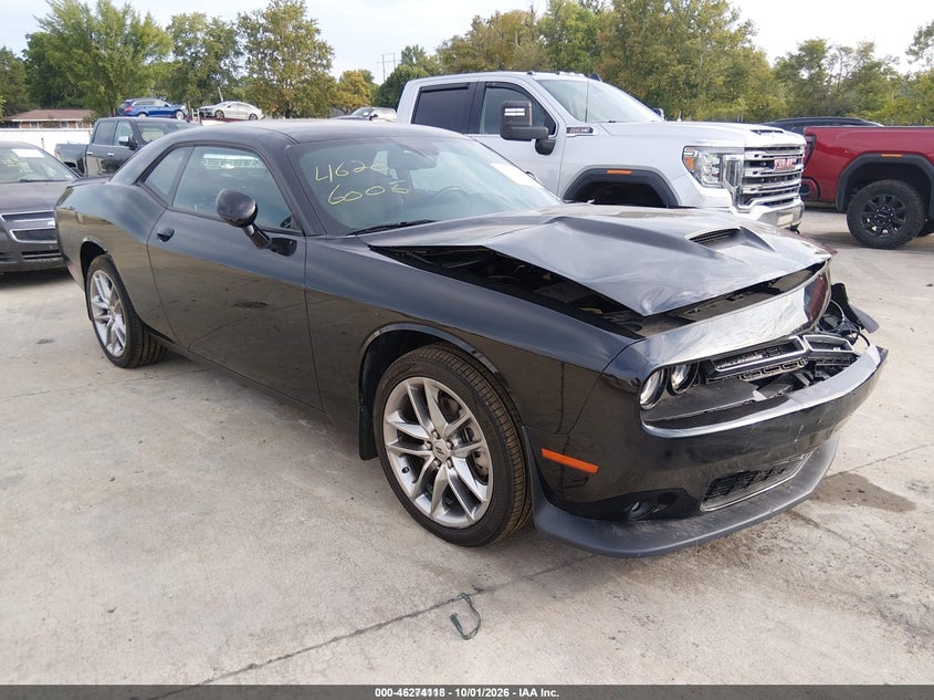 Vin: 2c3cdzkg9nh175760, lot: 46774235, dodge challenger gt 2022 img_1