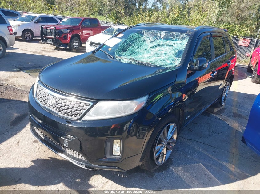 Vin: 5xykwda7xeg454204, lot: 46774269, kia sorento limited v6 20142