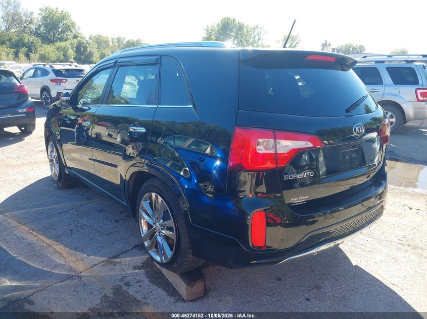 Vin: 5xykwda7xeg454204, lot: 46774269, kia sorento limited v6 20143