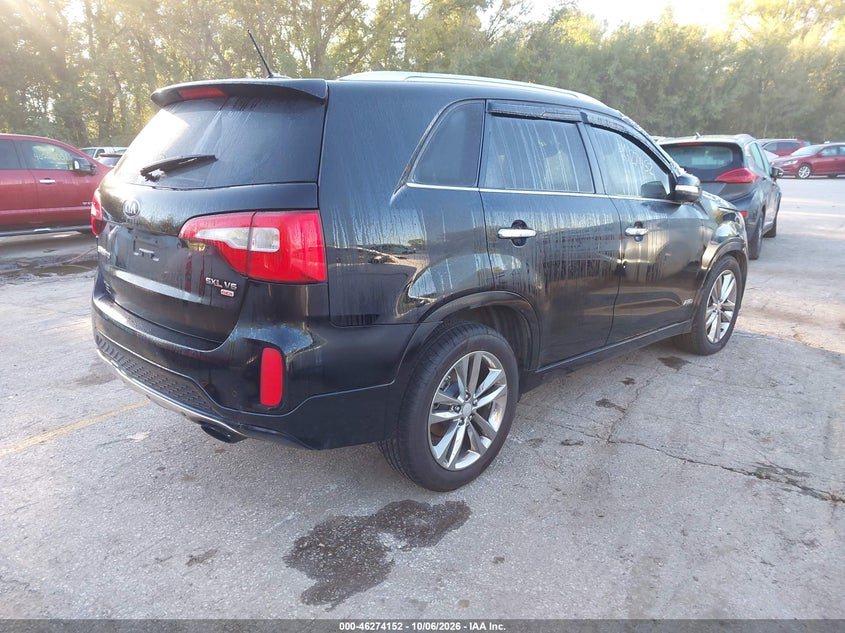 Vin: 5xykwda7xeg454204, lot: 46774269, kia sorento limited v6 20144