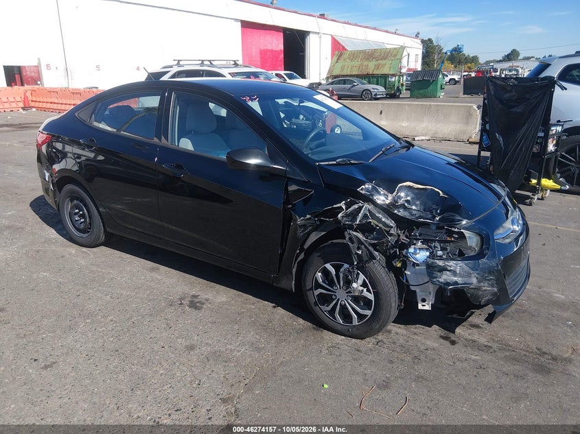 Vin: kmhct4ae6hu372061, lot: 46774274, hyundai accent se 20171