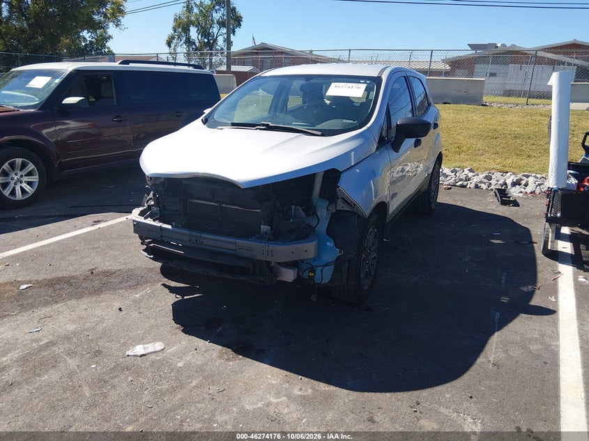 Vin: maj3s2fe7lc370988, lot: 46774293, ford ecosport s 20202
