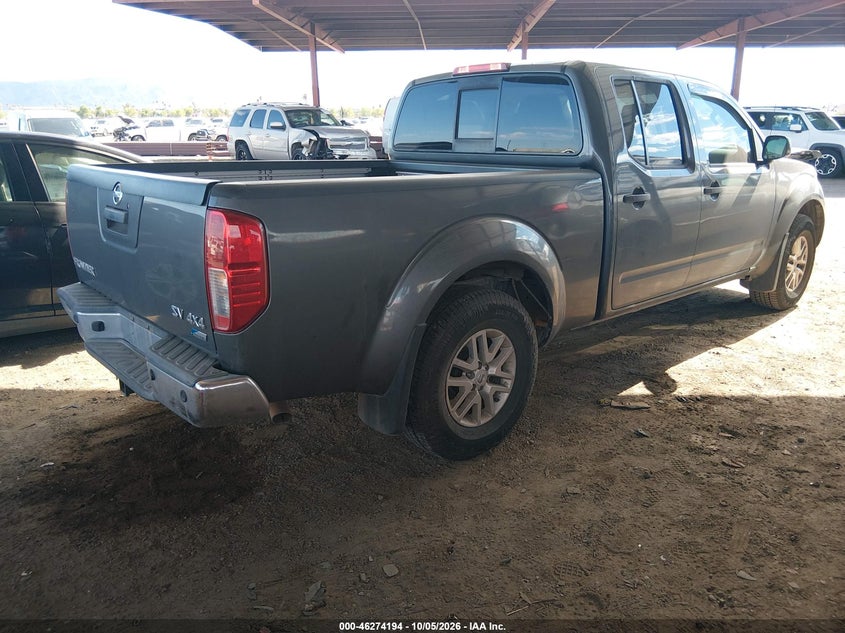 Vin: 1n6dd0fv2kn701005, lot: 46774311, nissan frontier sv 20194