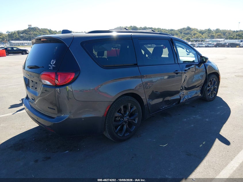 Vin: 2c4rc1gg5jr247593, lot: 46774319, chrysler pacifica limited 20184