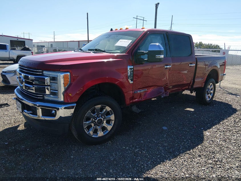 Vin: 1ft7w2bt3ked07216, lot: 46774333, ford f-250 lariat 20192