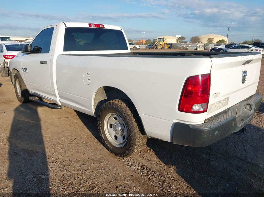 Vin: 3c6jr6dg8hg617150, lot: 46774337, ram 1500 tradesman  4x2 8' box 20173