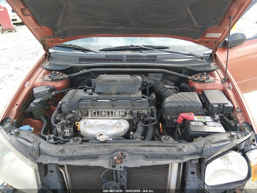 KIA SPECTRA5 2008 VIN KNAFE161385014634