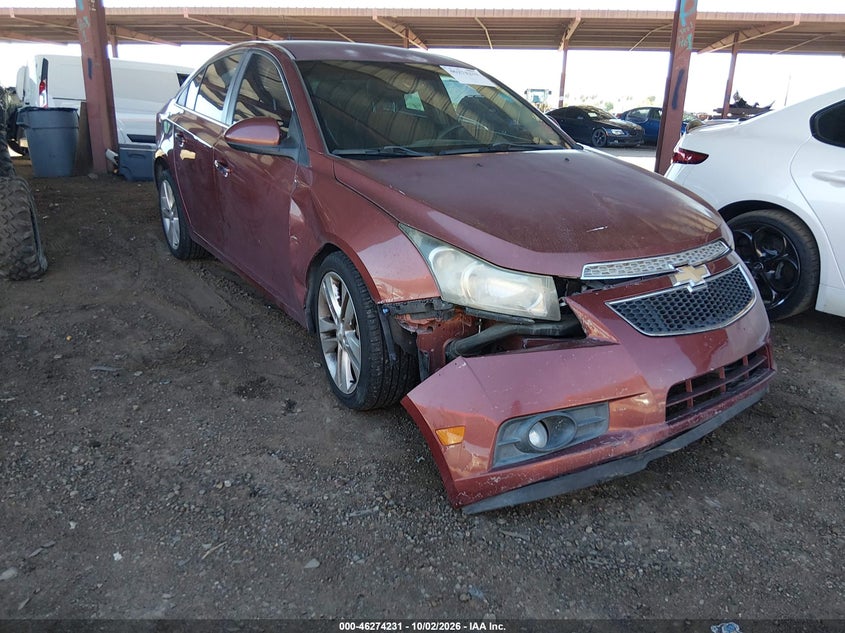 Vin: 1g1pg5sb0d7136060, lot: 46774348, chevrolet cruze ltz 20131