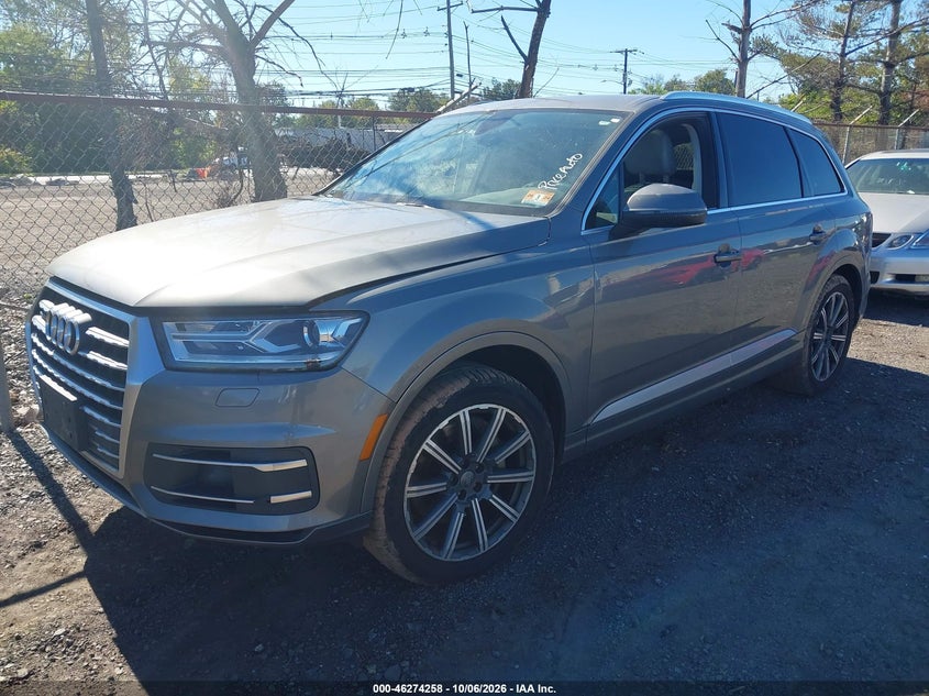 Vin: wa1labf76hd030063, lot: 46774375, audi q7 3.0t premium 20172