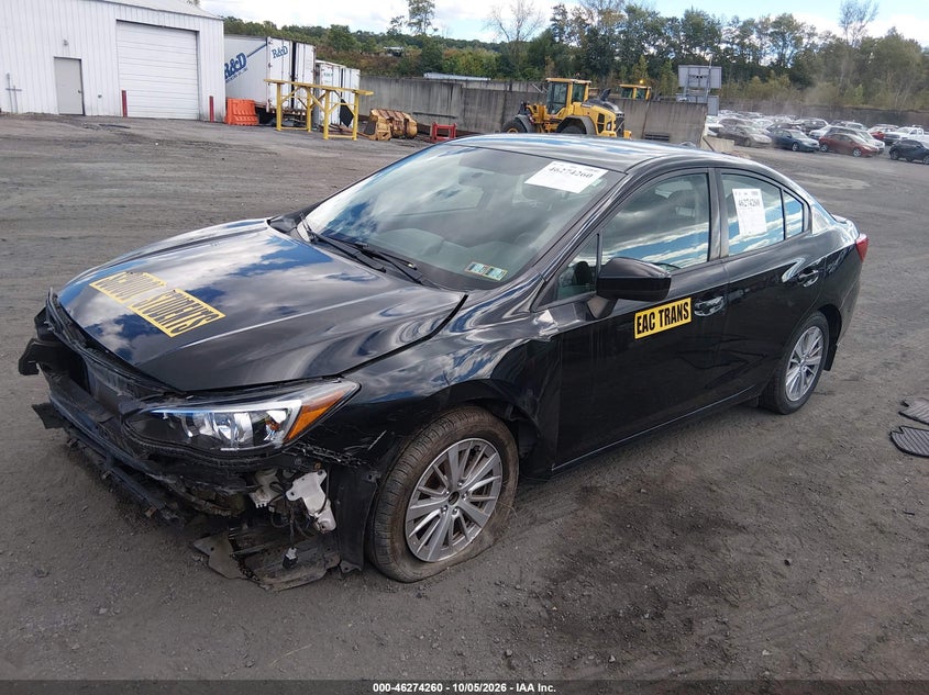 Vin: 4s3gkab6xh3613916, lot: 46774377, subaru impreza 2.0i premium 20172