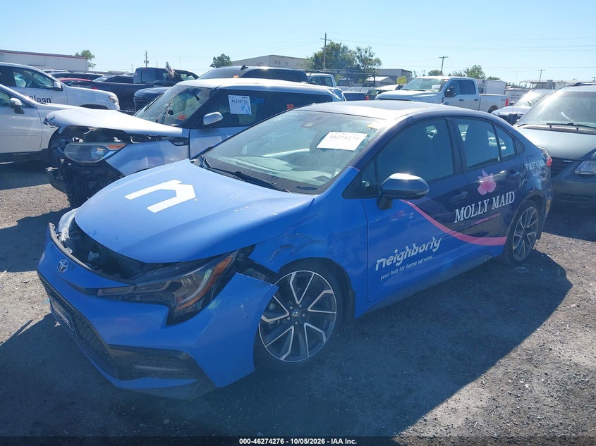 Vin: 5yfp4rce6lp042634, lot: 46774393, toyota corolla se 20202
