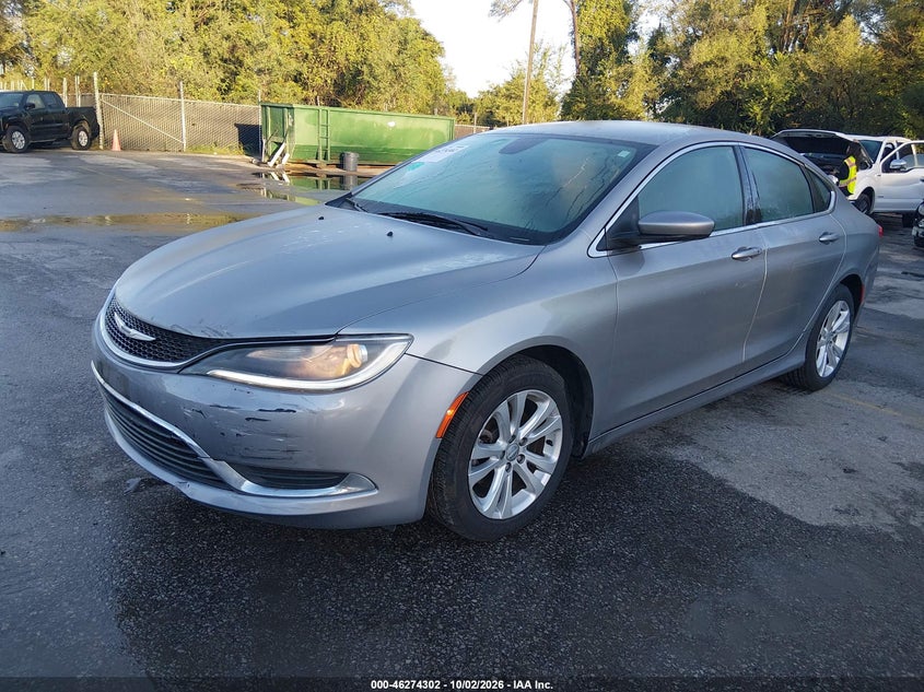 Vin: 1c3cccab0fn669245, lot: 46774419, chrysler 200 limited 20152