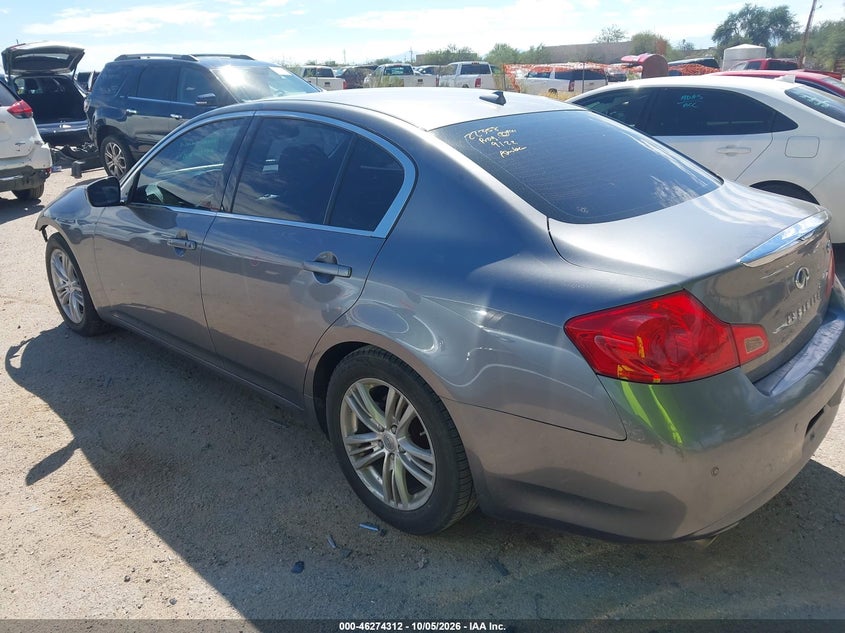 Vin: jn1cv6ap2cm626887, lot: 46774429, infiniti g37 journey 20123