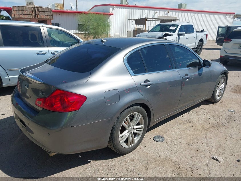 Vin: jn1cv6ap2cm626887, lot: 46774429, infiniti g37 journey 20124