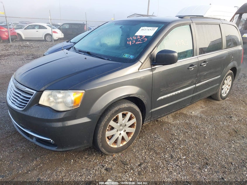 Vin: 2c4rc1bg1cr245768, lot: 46774440, chrysler town & country touring 20122