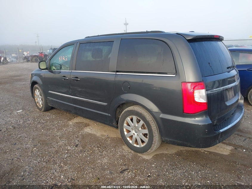 Vin: 2c4rc1bg1cr245768, lot: 46774440, chrysler town & country touring 20123