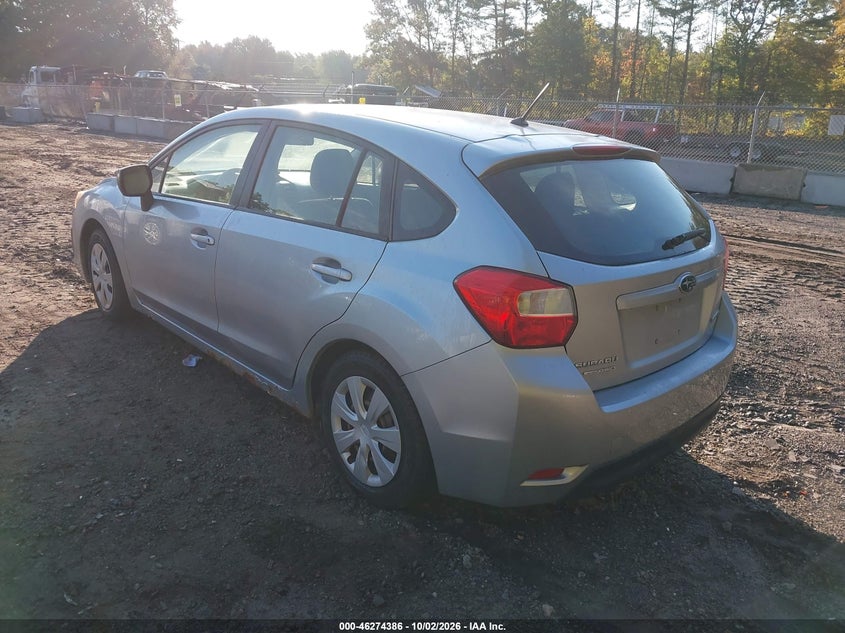 Vin: jf1gpaa69d2876942, lot: 46774503, subaru impreza 2.0i 20133