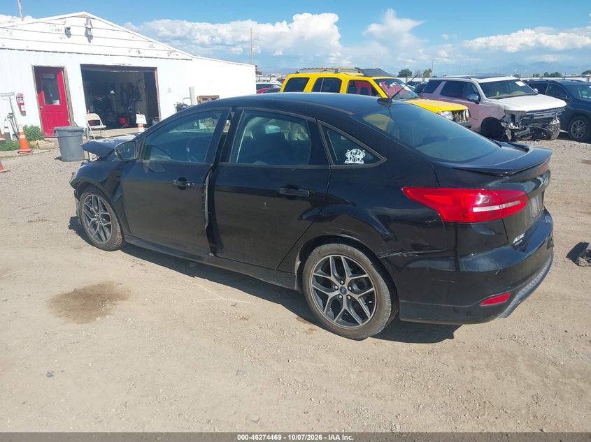 Vin: 1fadp3fe9fl348734, lot: 46774586, ford focus se 20153