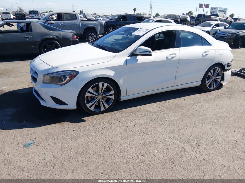 2014 Mercedes-Benz Cla 250, Левый зад, IAAI, VIN WDDSJ4EB4EN148837 — фото 2