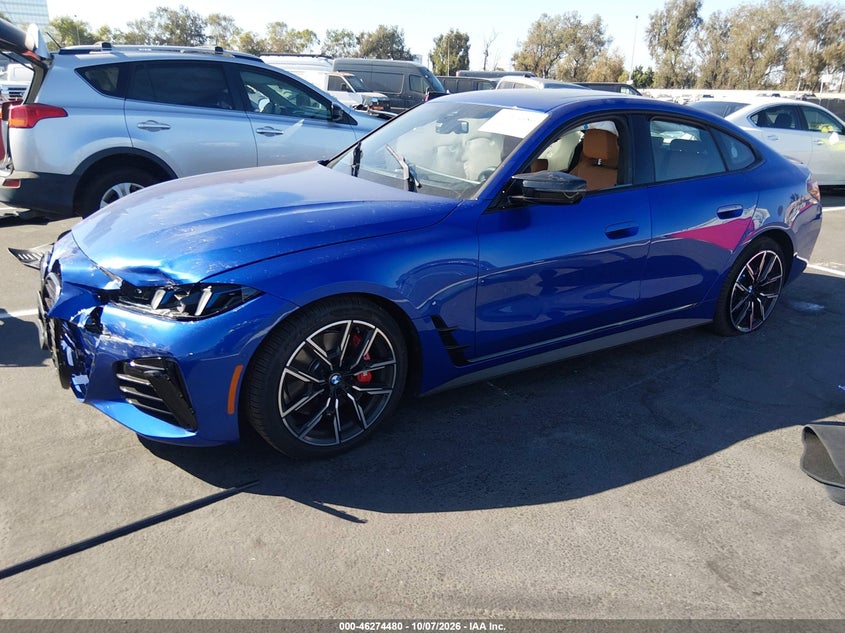 Vin: wba63fb07tfx13400, lot: 46774597, bmw m440i gran coupe xdrive 20262