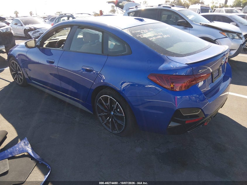 Vin: wba63fb07tfx13400, lot: 46774597, bmw m440i gran coupe xdrive 20263
