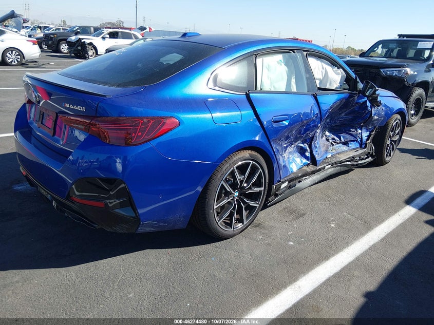 Vin: wba63fb07tfx13400, lot: 46774597, bmw m440i gran coupe xdrive 20264