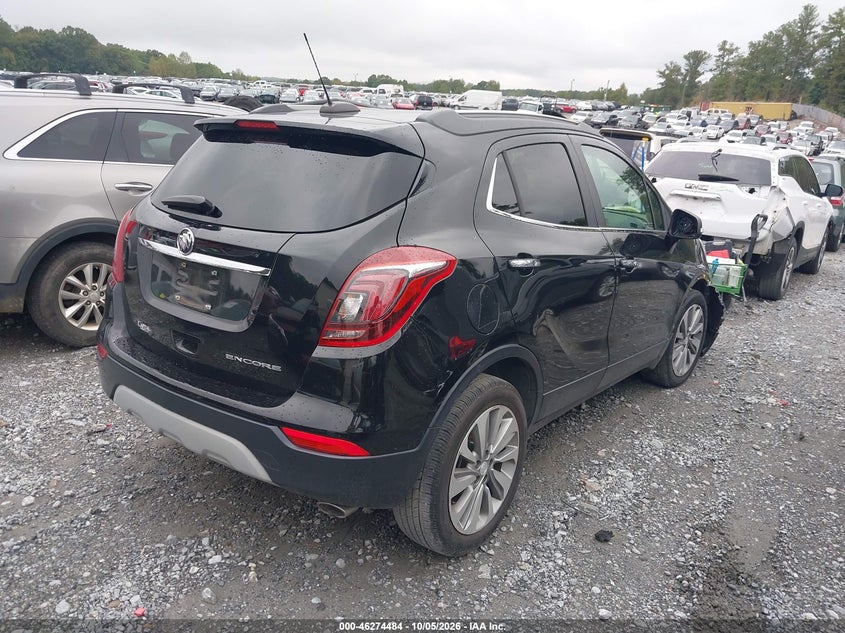 Vin: kl4cjasbxkb714430, lot: 46774601, buick encore fwd preferred 20194