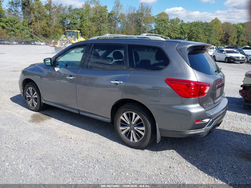 Vin: 5n1dr2mm1hc655838, lot: 46774609, nissan pathfinder s 20173