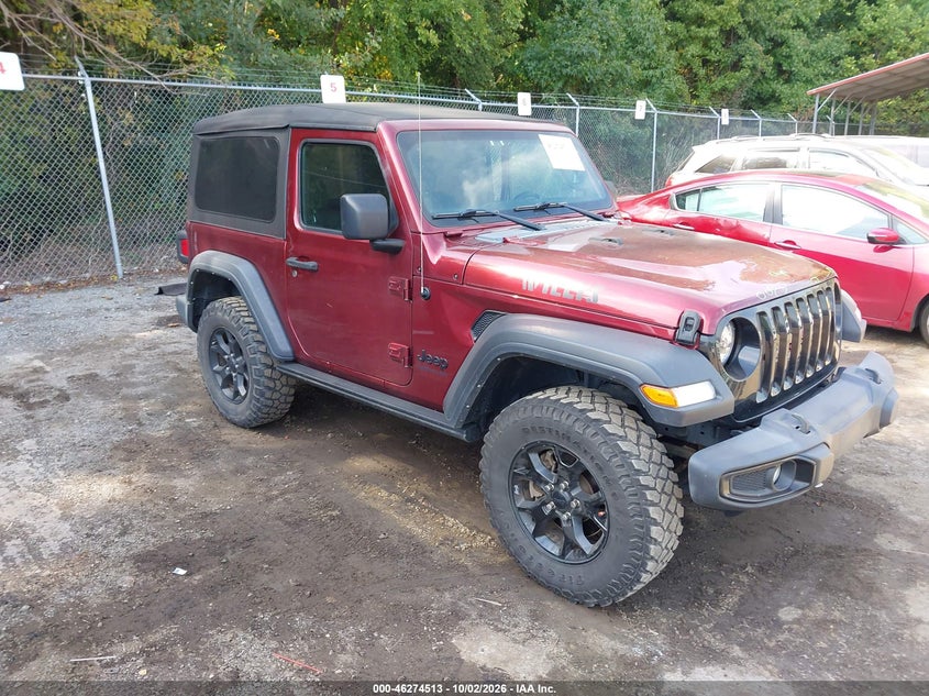 Vin: 1c4gjxan6mw750665, lot: 46774630, jeep wrangler willys sport 4x4 2021 img_1