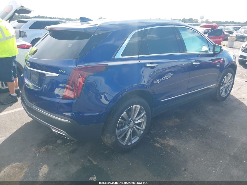 Vin: 1gykncrs3pz126255, lot: 46774663, cadillac xt5 fwd premium luxury 20234