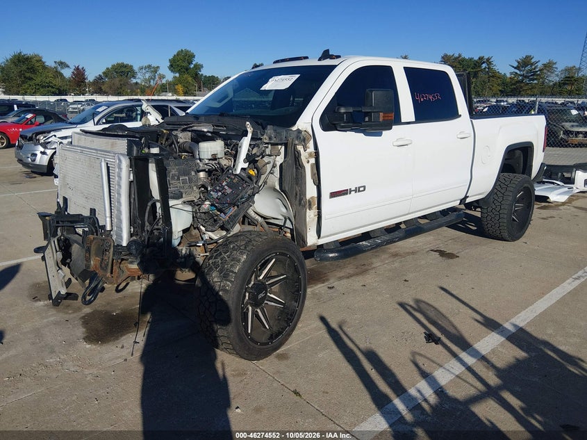 Vin: 1gt12teyxjf170055, lot: 46774670, gmc sierra 2500hd slt 20182
