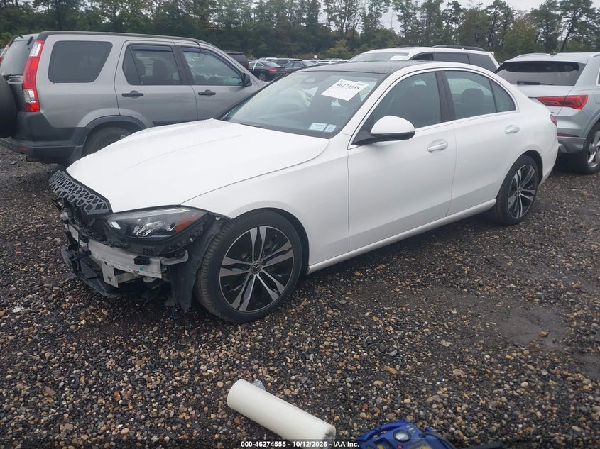 Vin: w1kaf4hb7nr043212, lot: 46774672, mercedes-benz c 300 4matic 20222