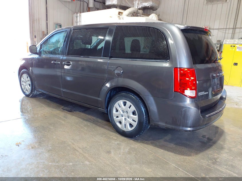 Vin: 2c4rdgbg9jr307883, lot: 46774675, dodge grand caravan se 20183