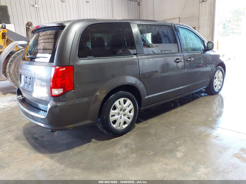 Vin: 2c4rdgbg9jr307883, lot: 46774675, dodge grand caravan se 20184